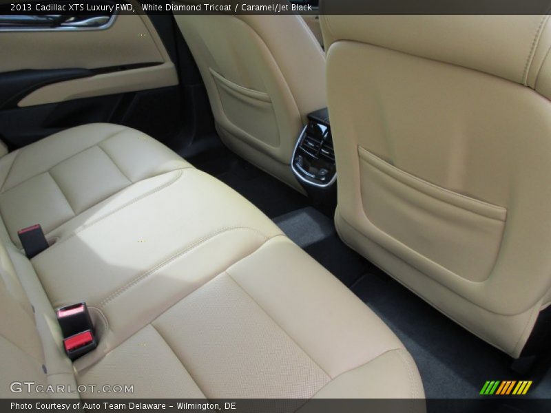 White Diamond Tricoat / Caramel/Jet Black 2013 Cadillac XTS Luxury FWD