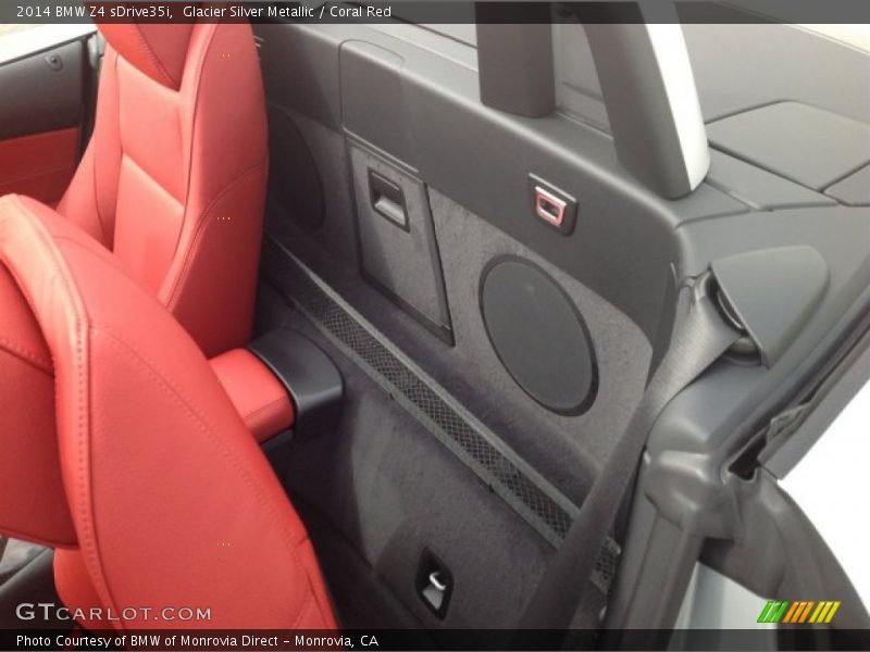 Glacier Silver Metallic / Coral Red 2014 BMW Z4 sDrive35i