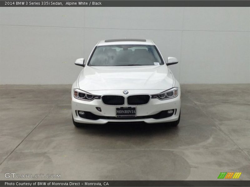 Alpine White / Black 2014 BMW 3 Series 335i Sedan