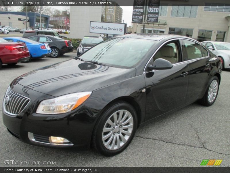 Carbon Black Metallic / Cashmere 2011 Buick Regal CXL Turbo