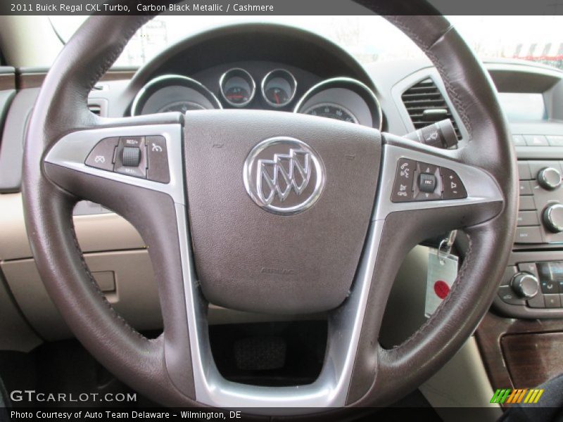 Carbon Black Metallic / Cashmere 2011 Buick Regal CXL Turbo