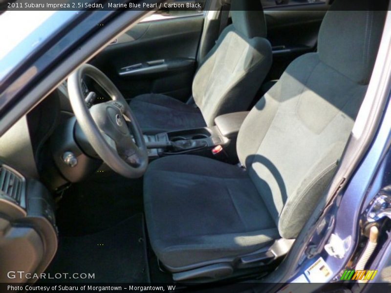 Marine Blue Pearl / Carbon Black 2011 Subaru Impreza 2.5i Sedan