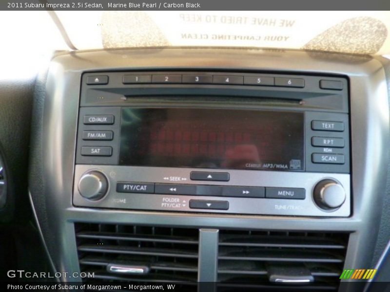 Marine Blue Pearl / Carbon Black 2011 Subaru Impreza 2.5i Sedan