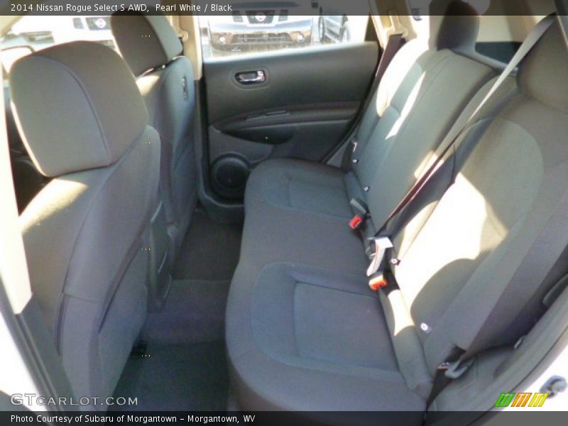 Pearl White / Black 2014 Nissan Rogue Select S AWD