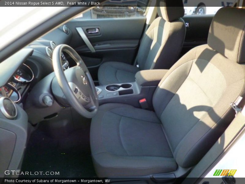 Pearl White / Black 2014 Nissan Rogue Select S AWD