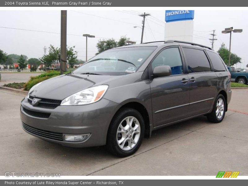 Phantom Gray Pearl / Stone Gray 2004 Toyota Sienna XLE