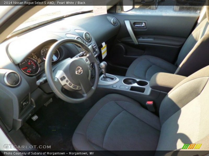 Pearl White / Black 2014 Nissan Rogue Select S AWD