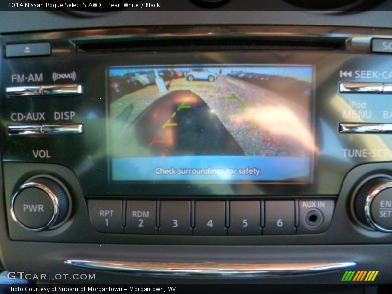 Pearl White / Black 2014 Nissan Rogue Select S AWD