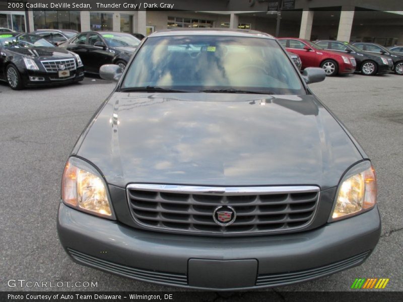 Thunder Gray / Dark Gray 2003 Cadillac DeVille Sedan
