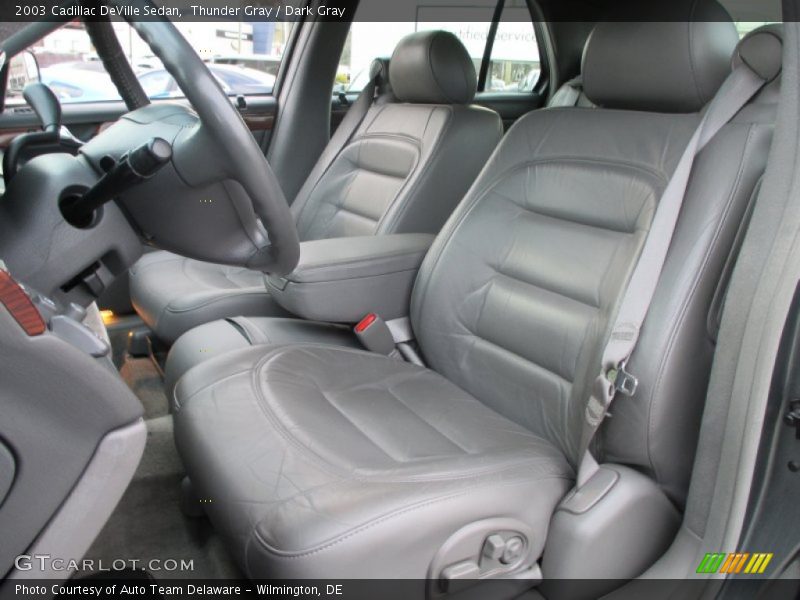 Thunder Gray / Dark Gray 2003 Cadillac DeVille Sedan