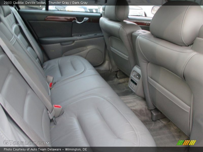 Rear Seat of 2003 DeVille Sedan