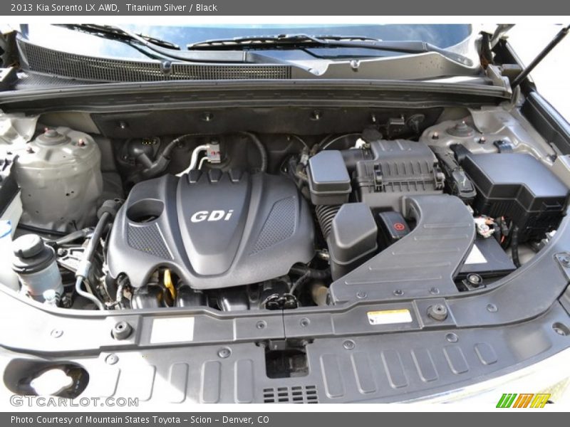  2013 Sorento LX AWD Engine - 2.4 Liter DOHC 16-Valve Dual CVVT 4 Cylinder