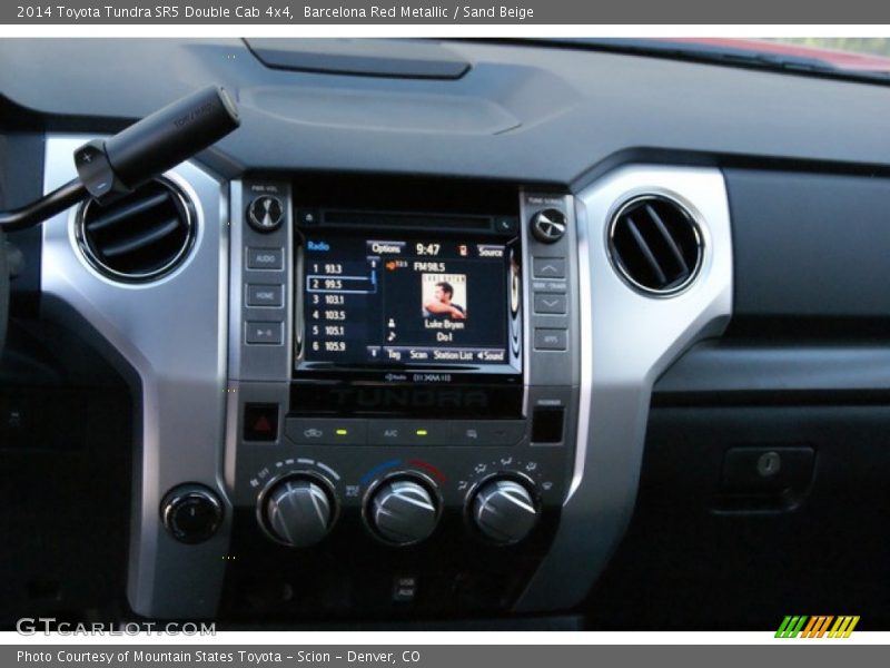 Barcelona Red Metallic / Sand Beige 2014 Toyota Tundra SR5 Double Cab 4x4
