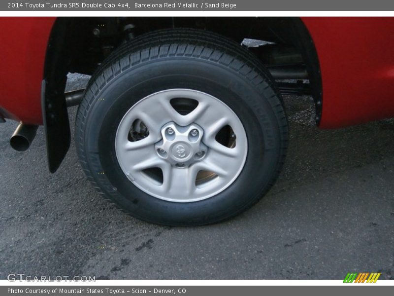 Barcelona Red Metallic / Sand Beige 2014 Toyota Tundra SR5 Double Cab 4x4