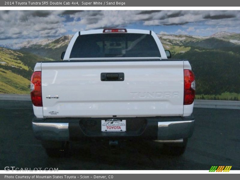 Super White / Sand Beige 2014 Toyota Tundra SR5 Double Cab 4x4