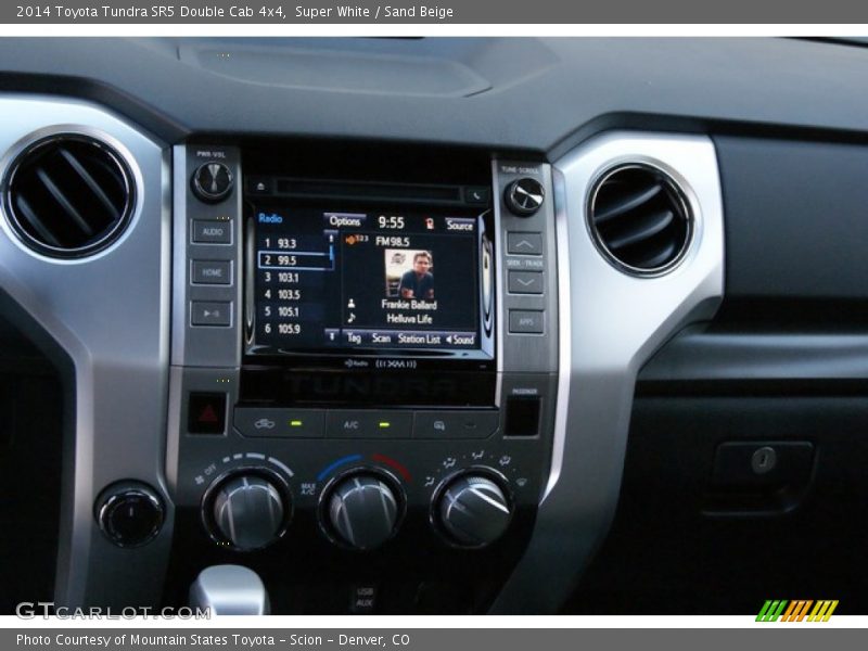 Super White / Sand Beige 2014 Toyota Tundra SR5 Double Cab 4x4