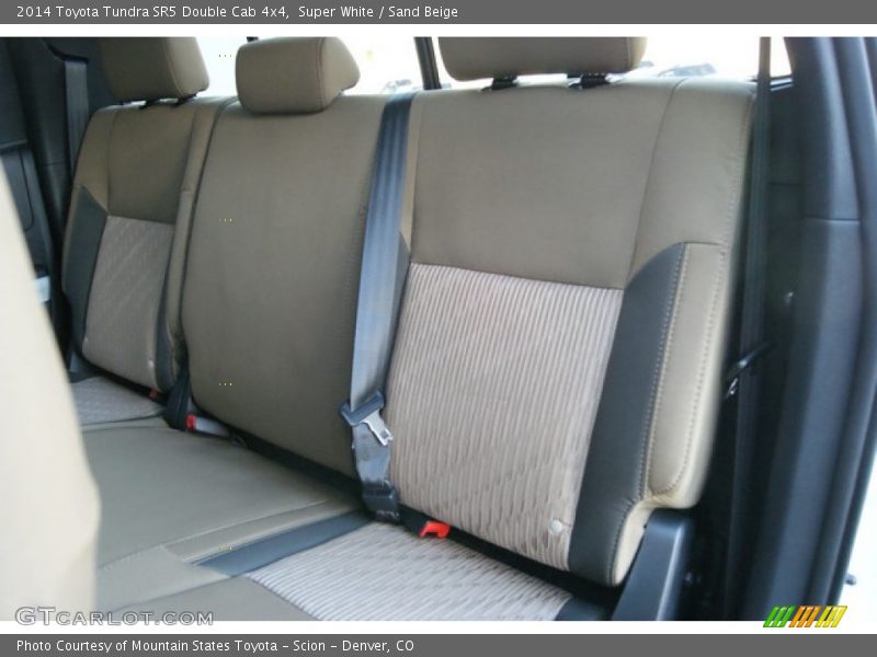 Super White / Sand Beige 2014 Toyota Tundra SR5 Double Cab 4x4