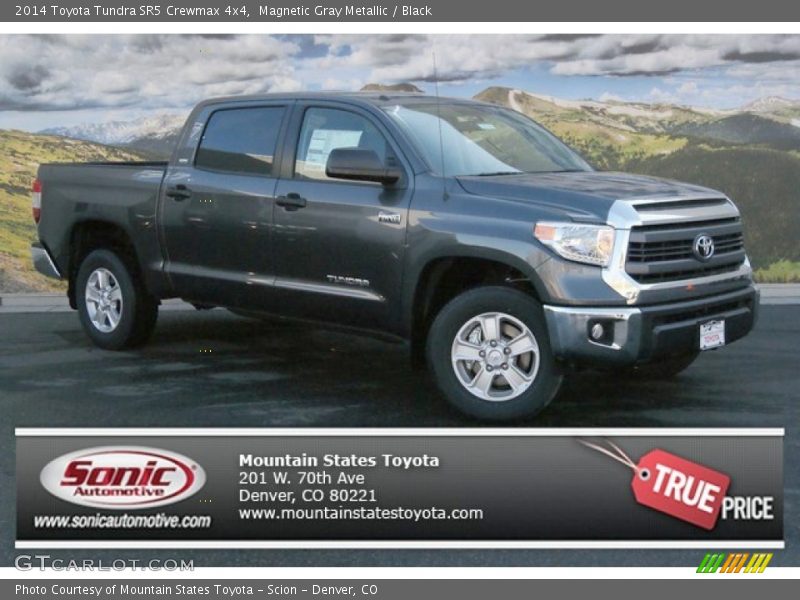 Magnetic Gray Metallic / Black 2014 Toyota Tundra SR5 Crewmax 4x4