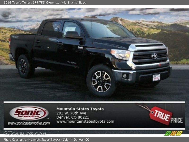 Black / Black 2014 Toyota Tundra SR5 TRD Crewmax 4x4