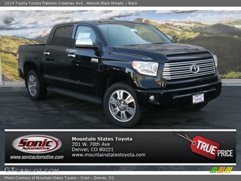 Attitude Black Metallic / Black 2014 Toyota Tundra Platinum Crewmax 4x4
