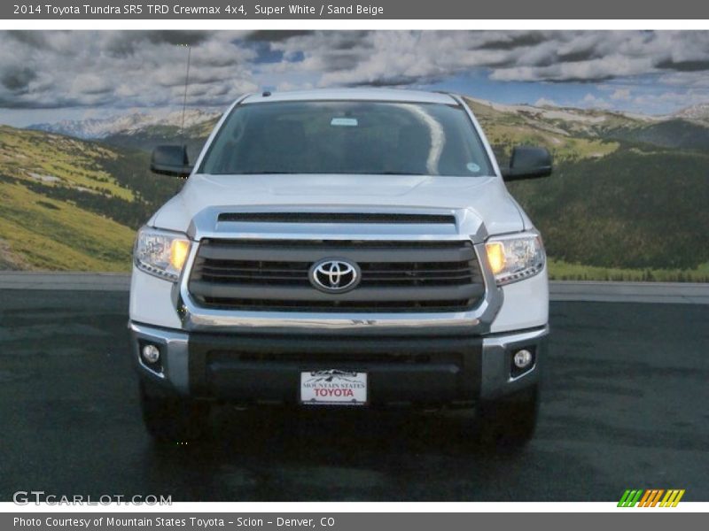 Super White / Sand Beige 2014 Toyota Tundra SR5 TRD Crewmax 4x4