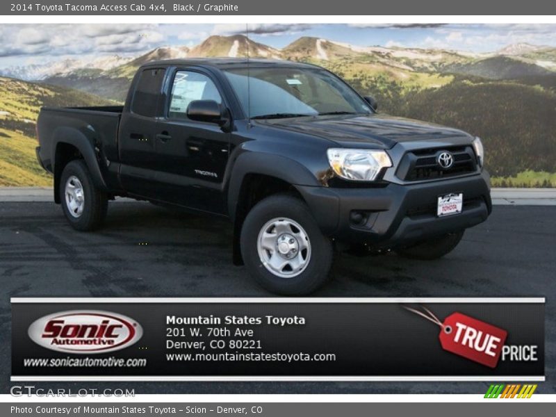 Black / Graphite 2014 Toyota Tacoma Access Cab 4x4