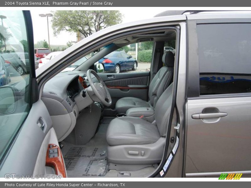 Phantom Gray Pearl / Stone Gray 2004 Toyota Sienna XLE