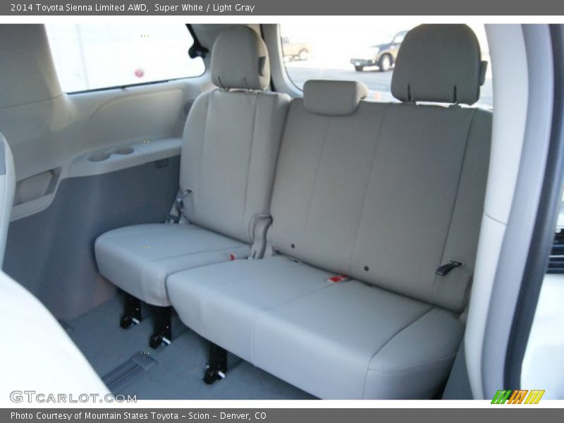 Super White / Light Gray 2014 Toyota Sienna Limited AWD