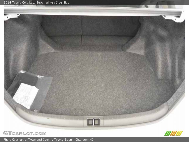Super White / Steel Blue 2014 Toyota Corolla L