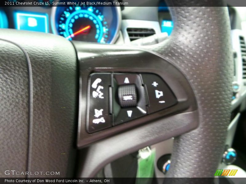 Summit White / Jet Black/Medium Titanium 2011 Chevrolet Cruze LS