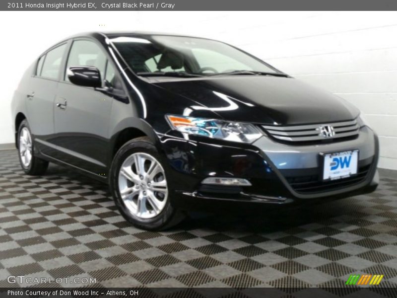 Crystal Black Pearl / Gray 2011 Honda Insight Hybrid EX