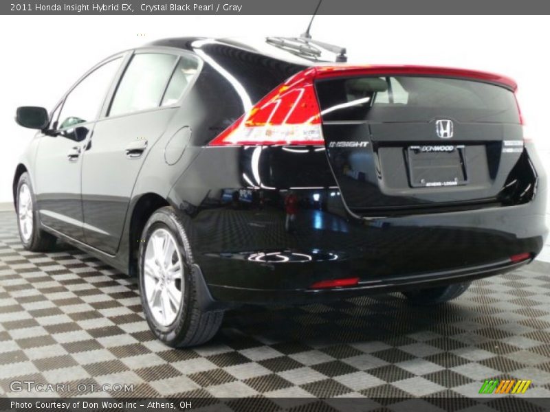 Crystal Black Pearl / Gray 2011 Honda Insight Hybrid EX