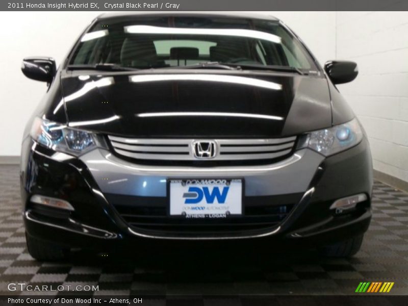 Crystal Black Pearl / Gray 2011 Honda Insight Hybrid EX