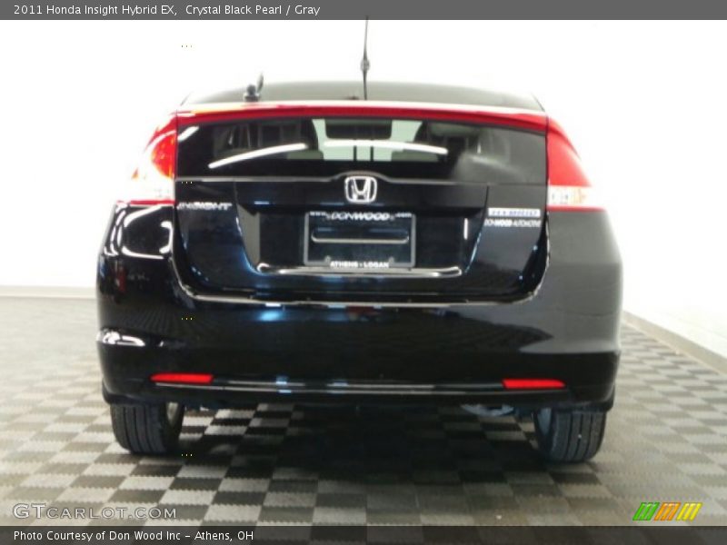 Crystal Black Pearl / Gray 2011 Honda Insight Hybrid EX