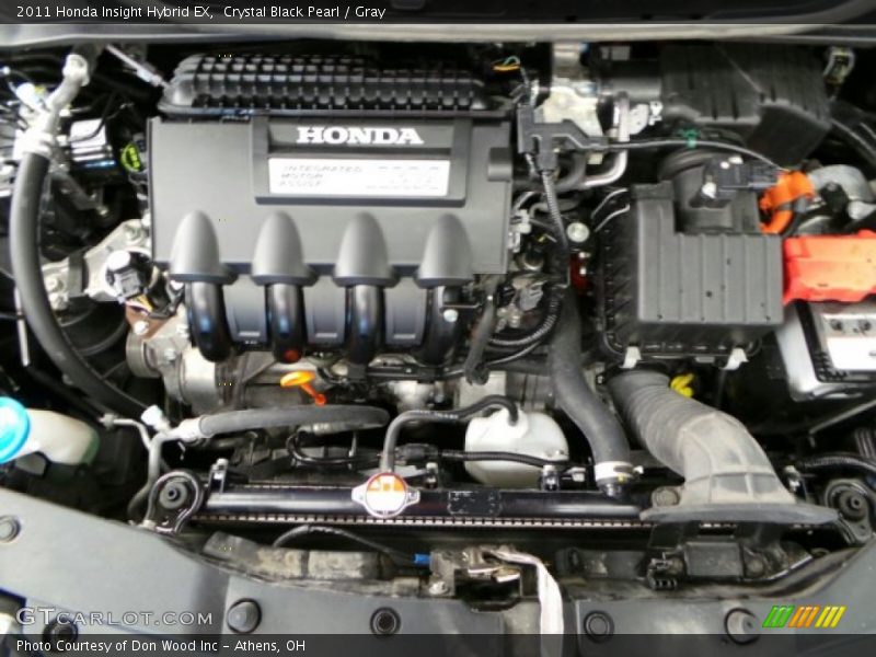 Crystal Black Pearl / Gray 2011 Honda Insight Hybrid EX