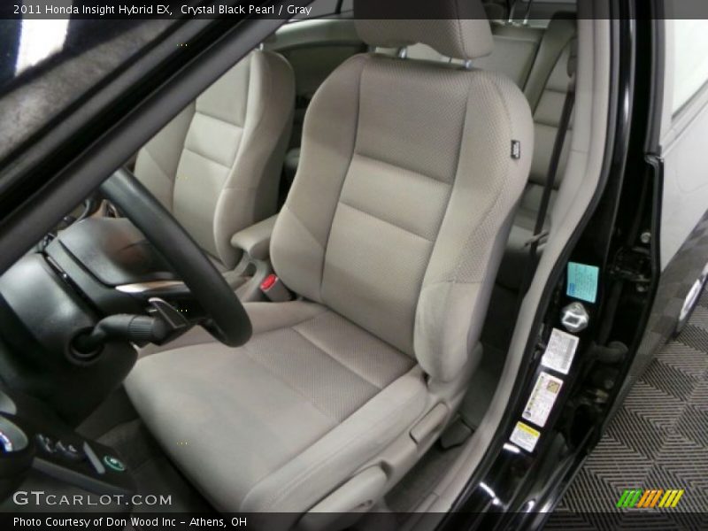 Crystal Black Pearl / Gray 2011 Honda Insight Hybrid EX