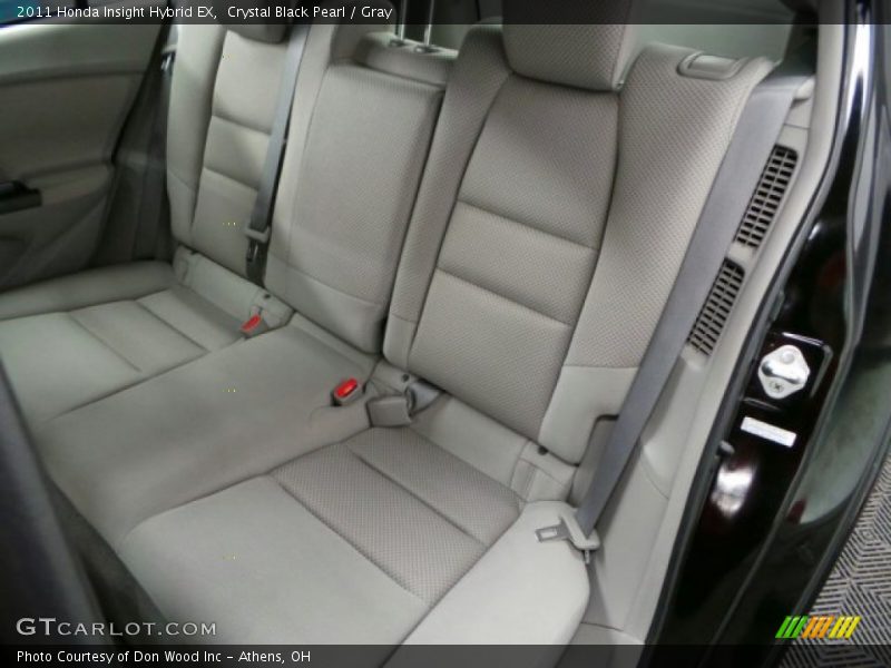 Crystal Black Pearl / Gray 2011 Honda Insight Hybrid EX