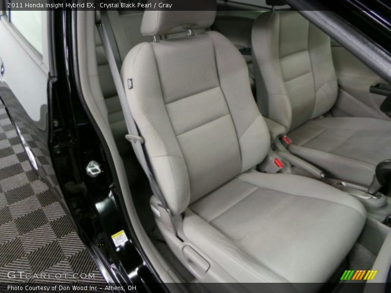 Crystal Black Pearl / Gray 2011 Honda Insight Hybrid EX