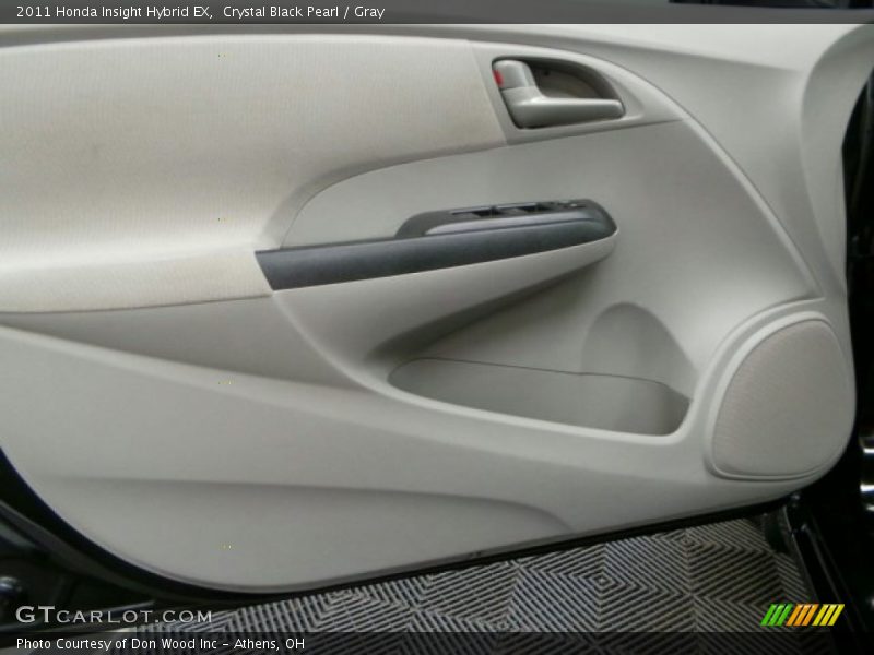 Crystal Black Pearl / Gray 2011 Honda Insight Hybrid EX