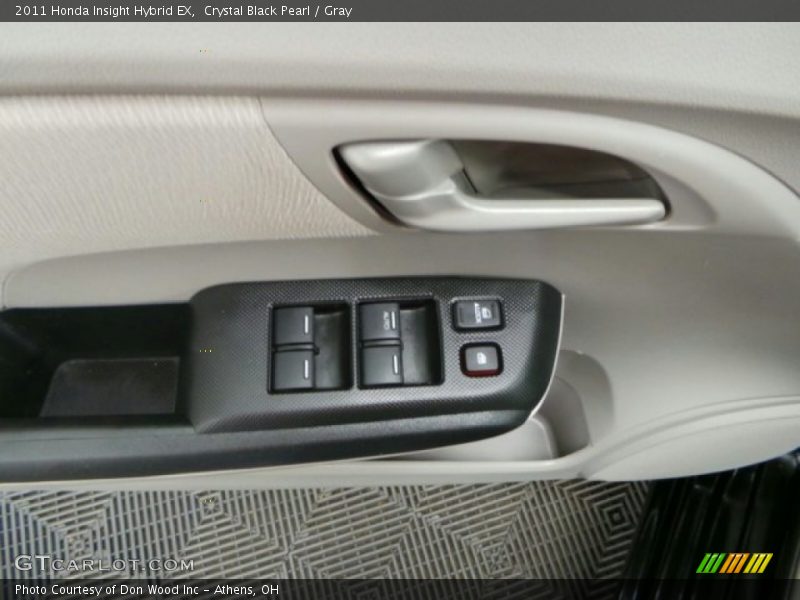 Crystal Black Pearl / Gray 2011 Honda Insight Hybrid EX