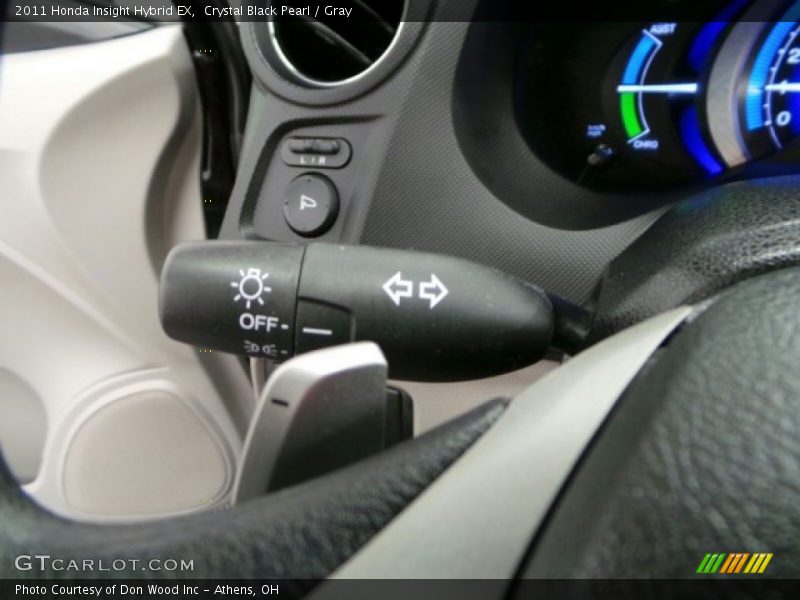Crystal Black Pearl / Gray 2011 Honda Insight Hybrid EX