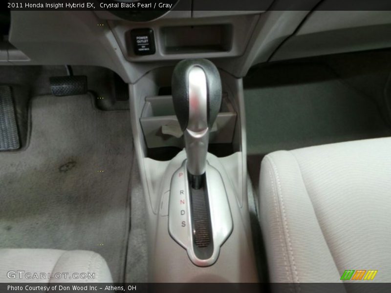 Crystal Black Pearl / Gray 2011 Honda Insight Hybrid EX
