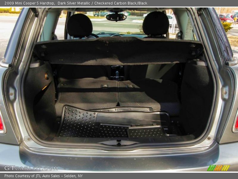 Dark Silver Metallic / Checkered Carbon Black/Black 2009 Mini Cooper S Hardtop