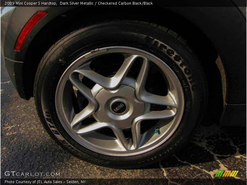 Dark Silver Metallic / Checkered Carbon Black/Black 2009 Mini Cooper S Hardtop