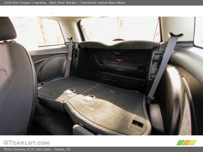 Dark Silver Metallic / Checkered Carbon Black/Black 2009 Mini Cooper S Hardtop
