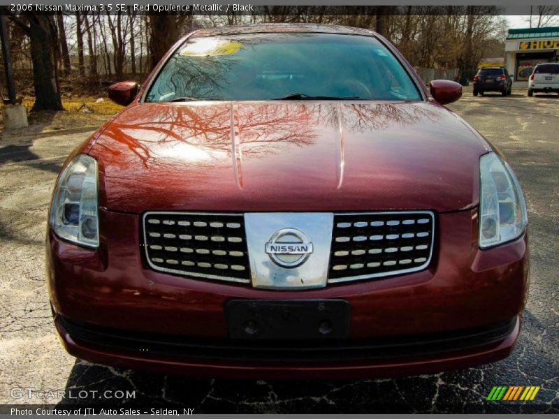 Red Opulence Metallic / Black 2006 Nissan Maxima 3.5 SE