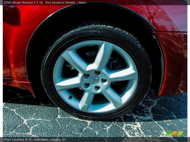 Red Opulence Metallic / Black 2006 Nissan Maxima 3.5 SE