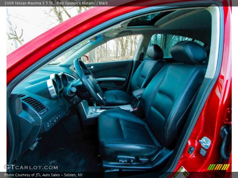 Red Opulence Metallic / Black 2006 Nissan Maxima 3.5 SE