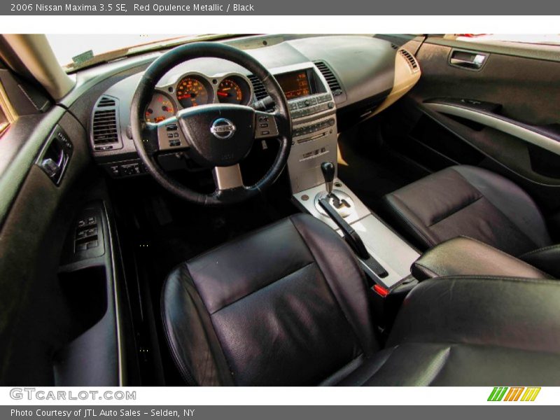 Red Opulence Metallic / Black 2006 Nissan Maxima 3.5 SE