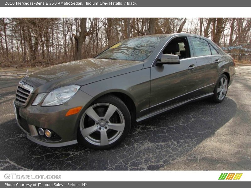 Front 3/4 View of 2010 E 350 4Matic Sedan